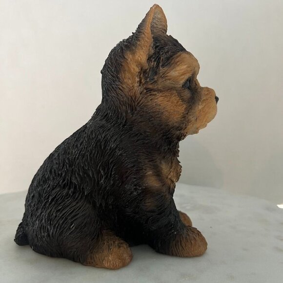 Yorkshire Terrier Dog Figurine Mini Yorkie 6" Lifelike - Picture 5 of 10